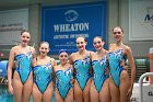 Artistic Swim vs TWC  Wheaton College Artistic Swimming vs Texas Women’s College. - Photo By: KEITH NORDSTROM : Wheaton, Artistic Swimming
